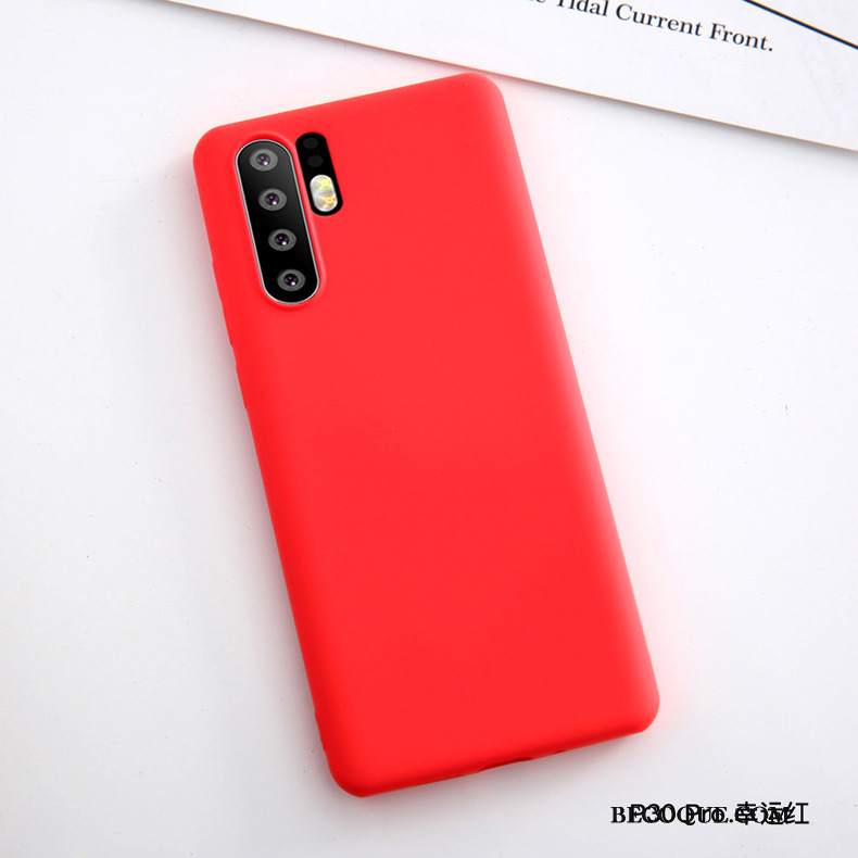 Futerał Huawei P30 Pro Skóra Czerwony Cienkie, Etui Huawei P30 Pro Miękki Anti-fallna Telefon