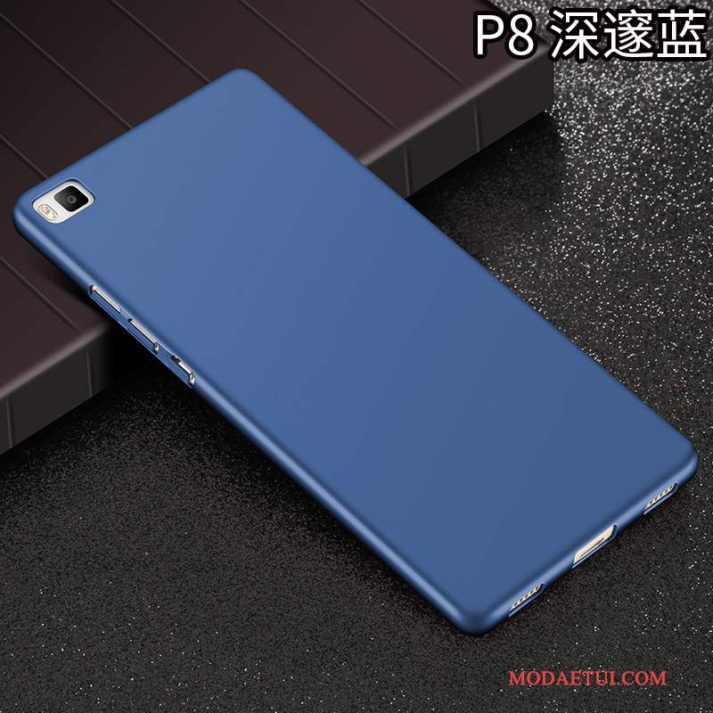 Futerał Huawei P8 Lite Kreatywne Osobowość Anti-fall, Etui Huawei P8 Lite Ochraniacz Ciemno Niebieskina Telefon