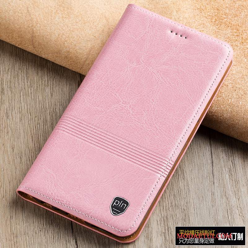 Futerał Huawei Y6 Pro 2017 Pokrowce Na Telefon Różowe, Etui Huawei Y6 Pro 2017 Skóra