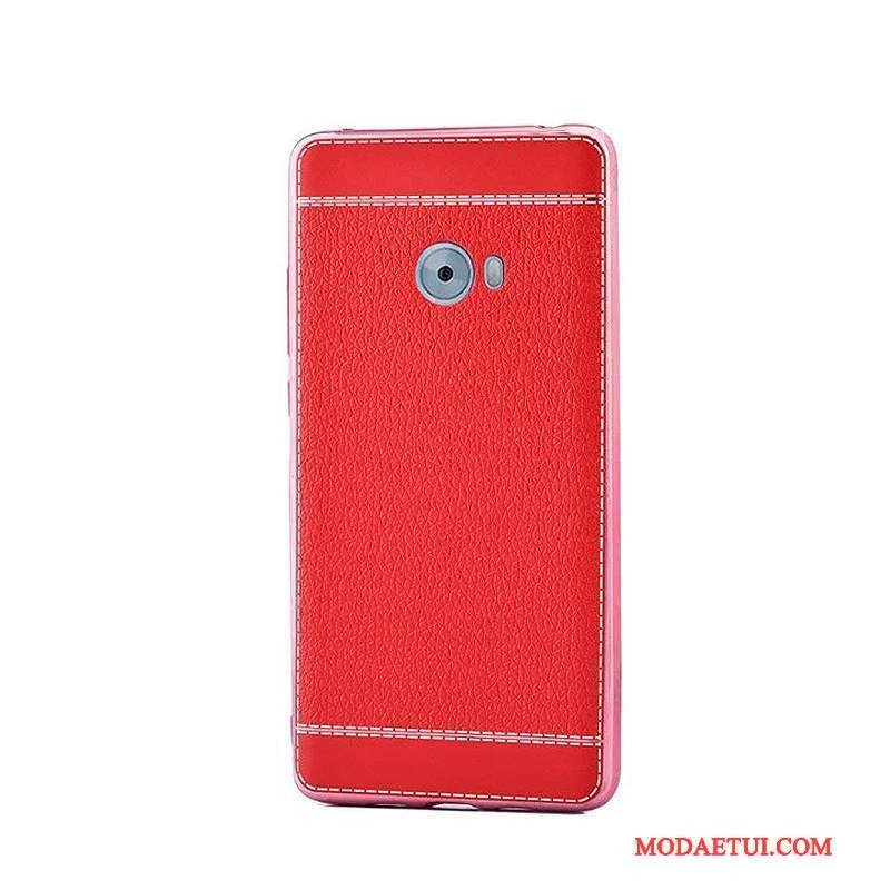 Futerał Mi Note 2 Miękki Poszyciena Telefon, Etui Mi Note 2 Skóra Czerwony Wzór