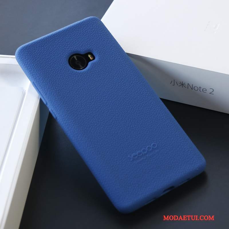 Futerał Mi Note 2 Silikonowe Anti-fall Mały, Etui Mi Note 2 Ochraniacz Na Telefon Niebieski