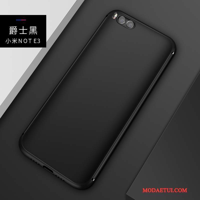 Futerał Mi Note 3 Miękki Czarny Cienkie, Etui Mi Note 3 Silikonowe Na Telefon Mały