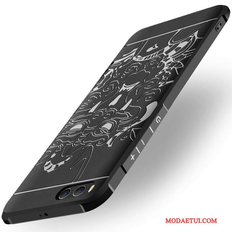 Futerał Mi Note 3 Torby Czarny Nubuku, Etui Mi Note 3 Ochraniacz Osobowość Mały
