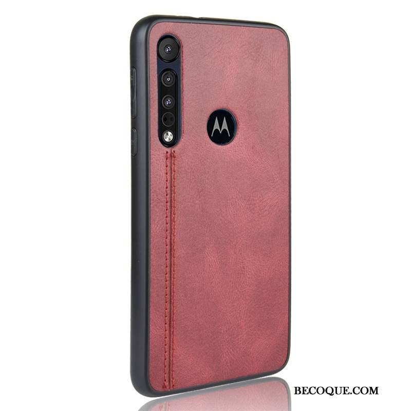 Futerał Motorola One Macro Ochraniacz Trudno Bydło, Etui Motorola One Macro Wzór Czerwony