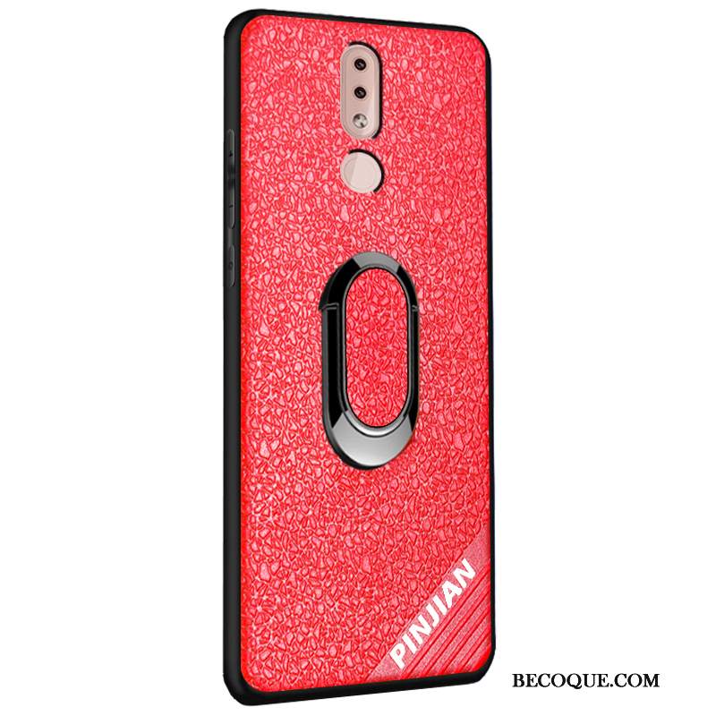 Futerał Nokia 4.2 Silikonowe Czerwonyna Telefon, Etui Nokia 4.2 Skóra Anti-fall Nubuku