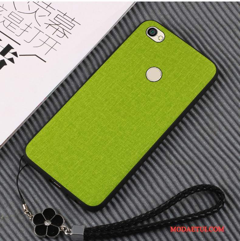 Futerał Redmi Note 5a Miękki Mały Proste, Etui Redmi Note 5a Skóra Na Telefon Zielony