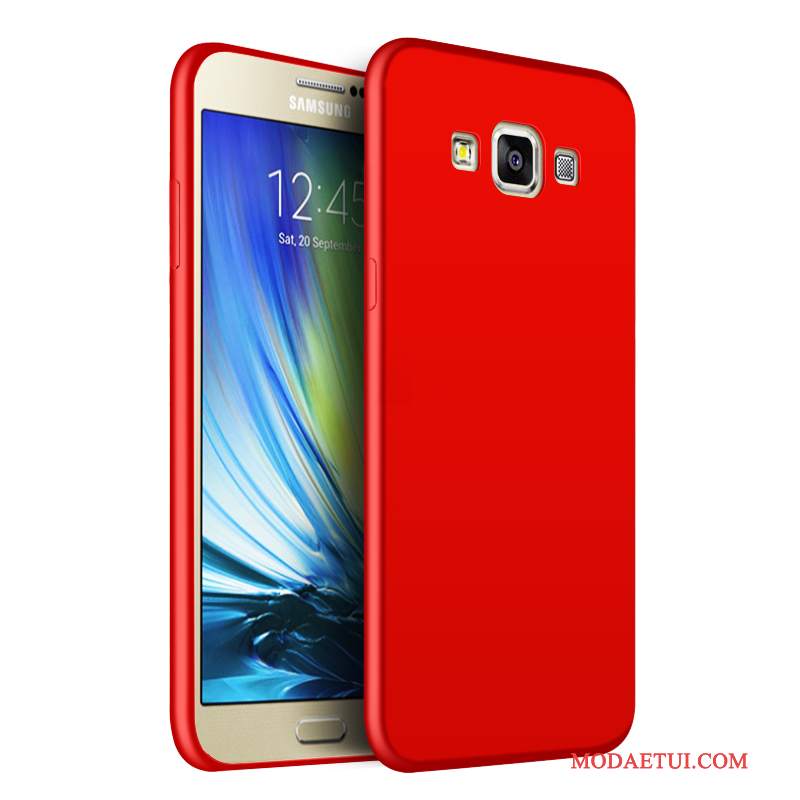 Futerał Samsung Galaxy A3 2015 Silikonowe Anti-fallna Telefon, Etui Samsung Galaxy A3 2015 Miękki Nowy Czerwony