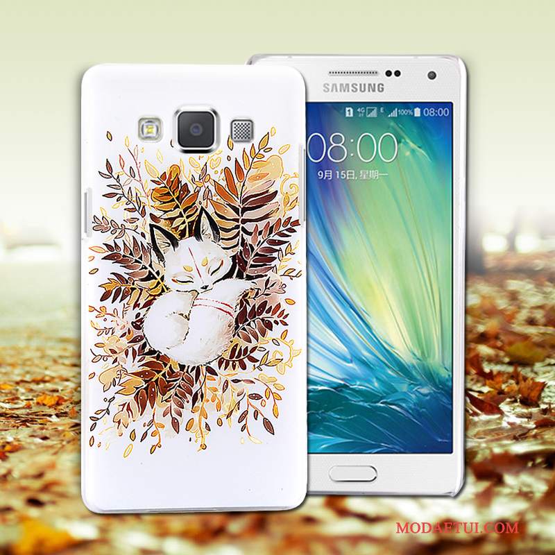 Futerał Samsung Galaxy A5 2015 Relief Na Telefon, Etui Samsung Galaxy A5 2015 Kolor