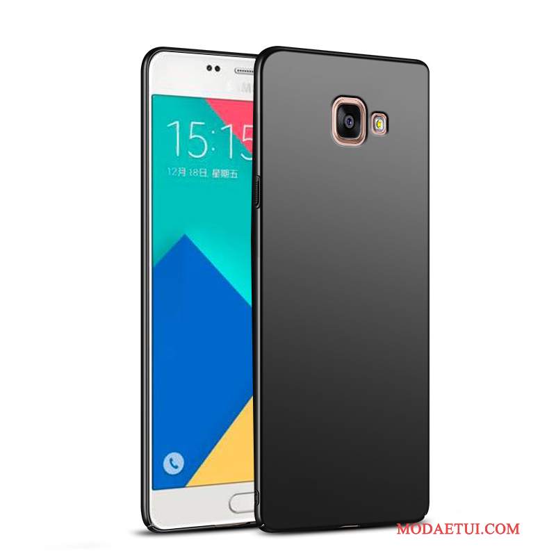Futerał Samsung Galaxy A5 2016 Czarnyna Telefon, Etui Samsung Galaxy A5 2016 Trudno Nubuku