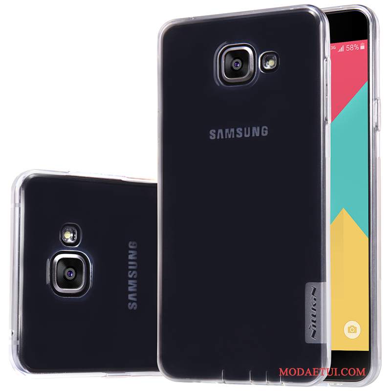 Futerał Samsung Galaxy A5 2016 Miękki Złoto Nowy, Etui Samsung Galaxy A5 2016 Silikonowe Białyna Telefon