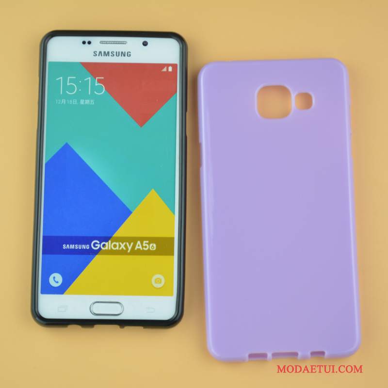 Futerał Samsung Galaxy A5 2016 Ochraniacz Na Telefon Anti-fall, Etui Samsung Galaxy A5 2016 Miękki Purpurowy