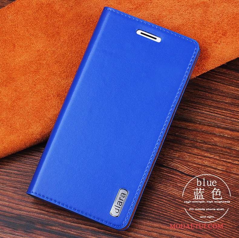 Futerał Samsung Galaxy A7 2015 Ochraniacz Niebieski Tendencja, Etui Samsung Galaxy A7 2015 Skóra Anti-fallna Telefon