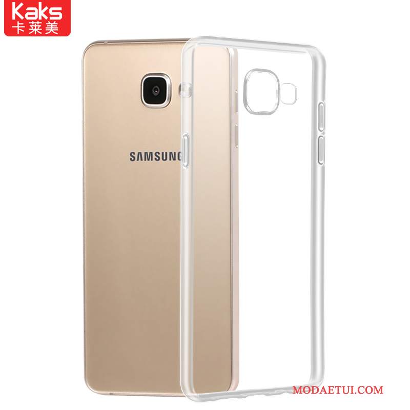 Futerał Samsung Galaxy A7 2016 Miękki Na Telefon Lekki I Cienki, Etui Samsung Galaxy A7 2016 Silikonowe Biały Przezroczysty