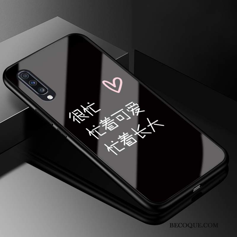 Futerał Samsung Galaxy A70 Torby Zakochani Czarny, Etui Samsung Galaxy A70 Moda Szkłona Telefon
