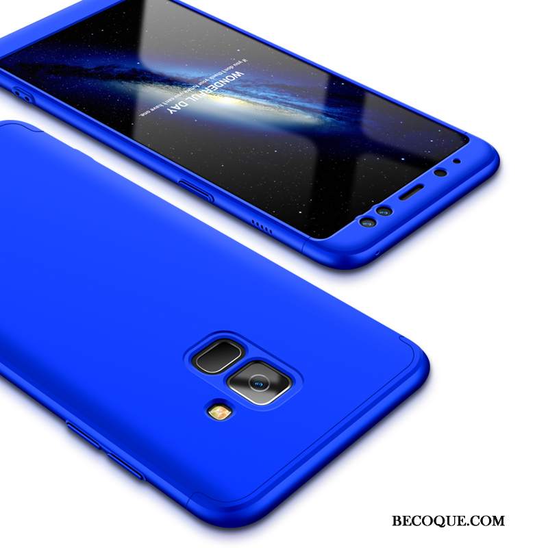 Futerał Samsung Galaxy A8 2018 Ochraniacz Na Telefon Tylna Pokrywa, Etui Samsung Galaxy A8 2018 Niebieski