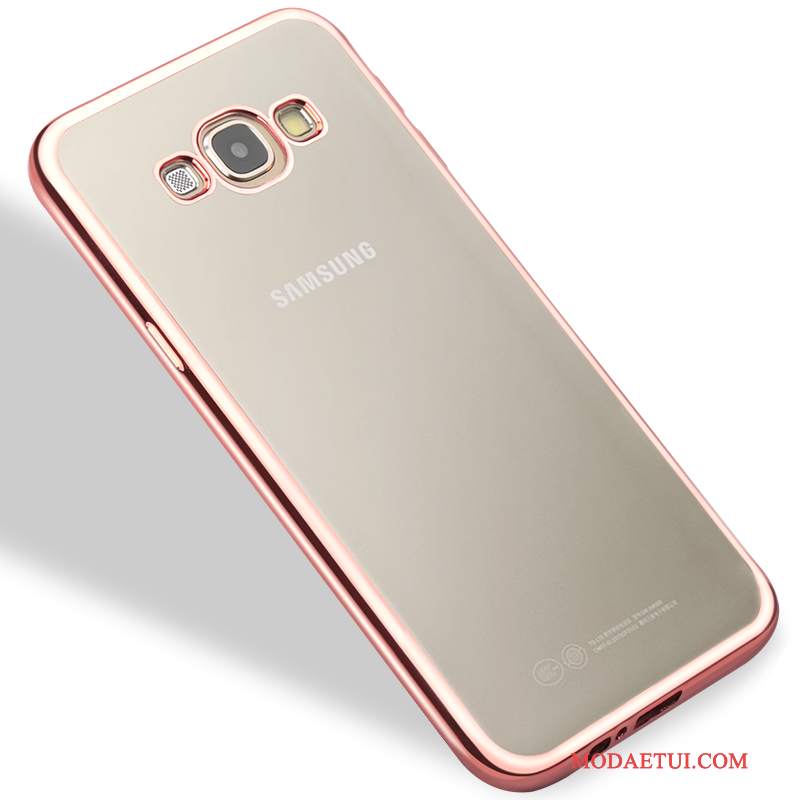Futerał Samsung Galaxy A8 Miękki Na Telefon Anti-fall, Etui Samsung Galaxy A8 Silikonowe Różowe Tendencja