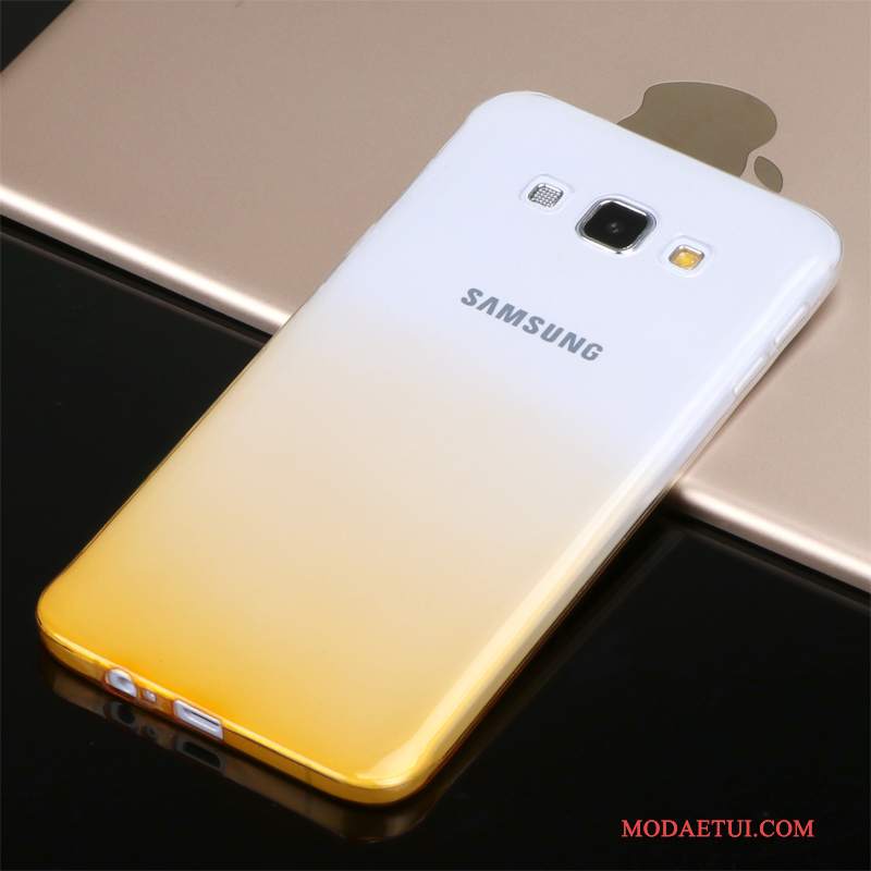 Futerał Samsung Galaxy A8 Torby Cienkie Anti-fall, Etui Samsung Galaxy A8 Miękki Na Telefon Żółty