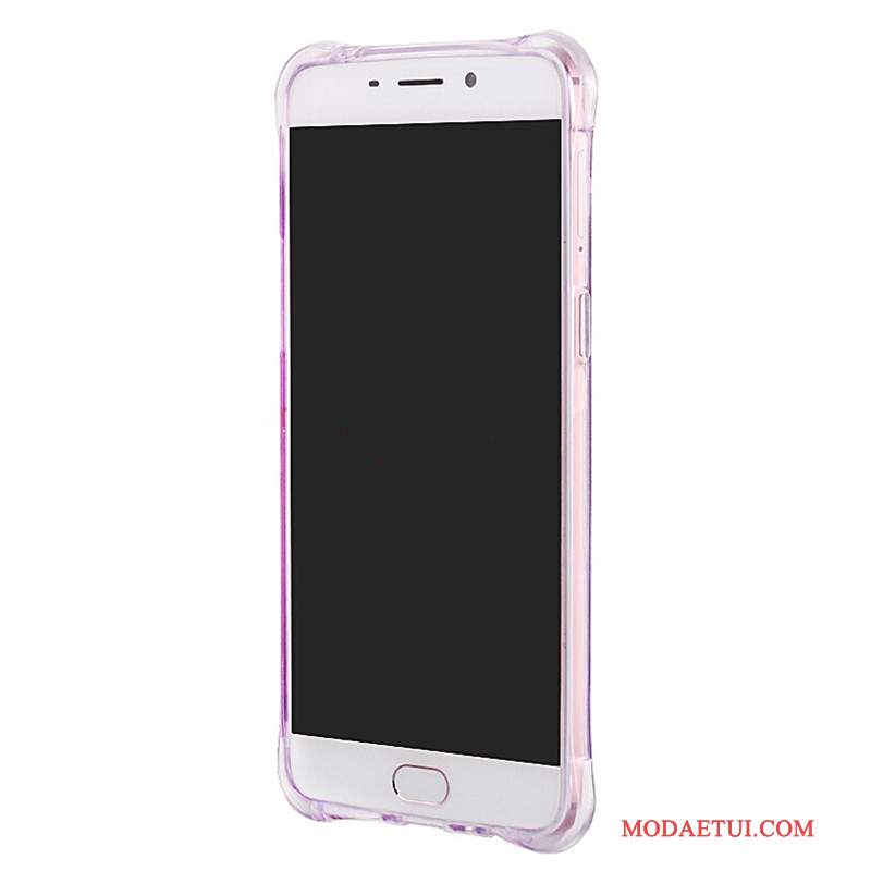 Futerał Samsung Galaxy A9 Silikonowe Różowe Anti-fall, Etui Samsung Galaxy A9 Miękki Przezroczystyna Telefon