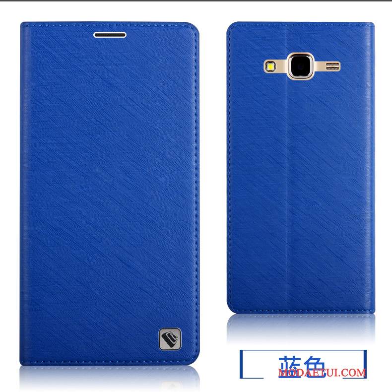 Futerał Samsung Galaxy J3 2016 Miękki Tylna Pokrywana Telefon, Etui Samsung Galaxy J3 2016 Skóra Niebieski Anti-fall
