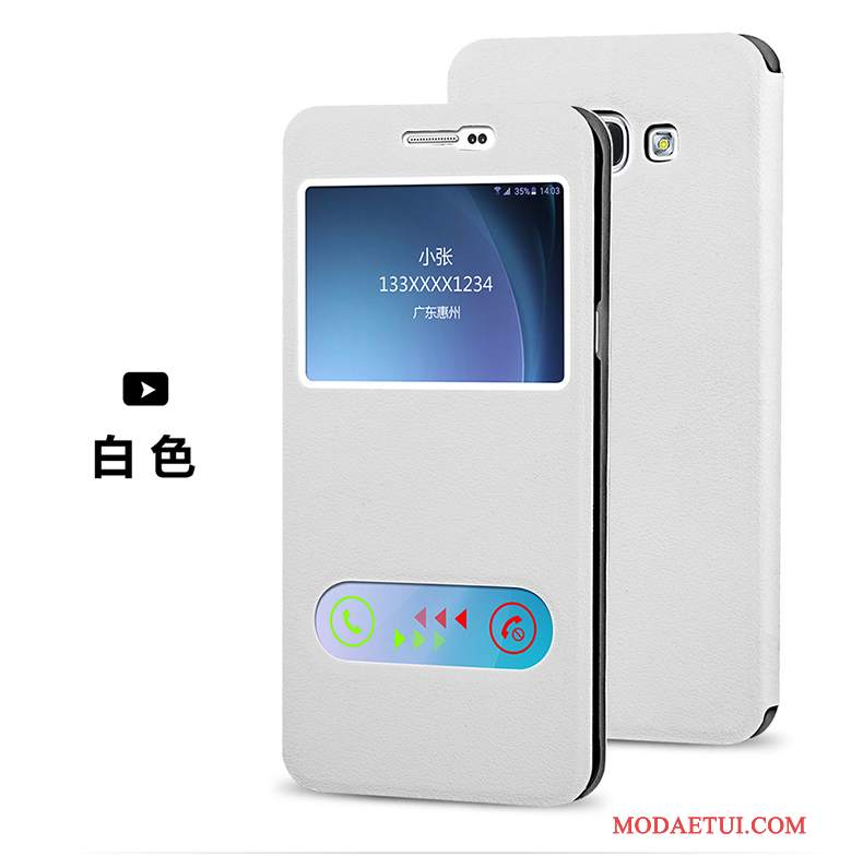 Futerał Samsung Galaxy J5 2015 Skóra Białyna Telefon, Etui Samsung Galaxy J5 2015 Ochraniacz