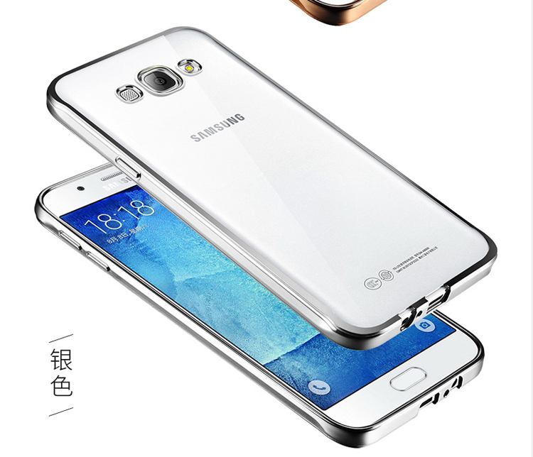 Futerał Samsung Galaxy J5 2016 Ochraniacz Na Telefon Cienka, Etui Samsung Galaxy J5 2016 Poszycie Srebro