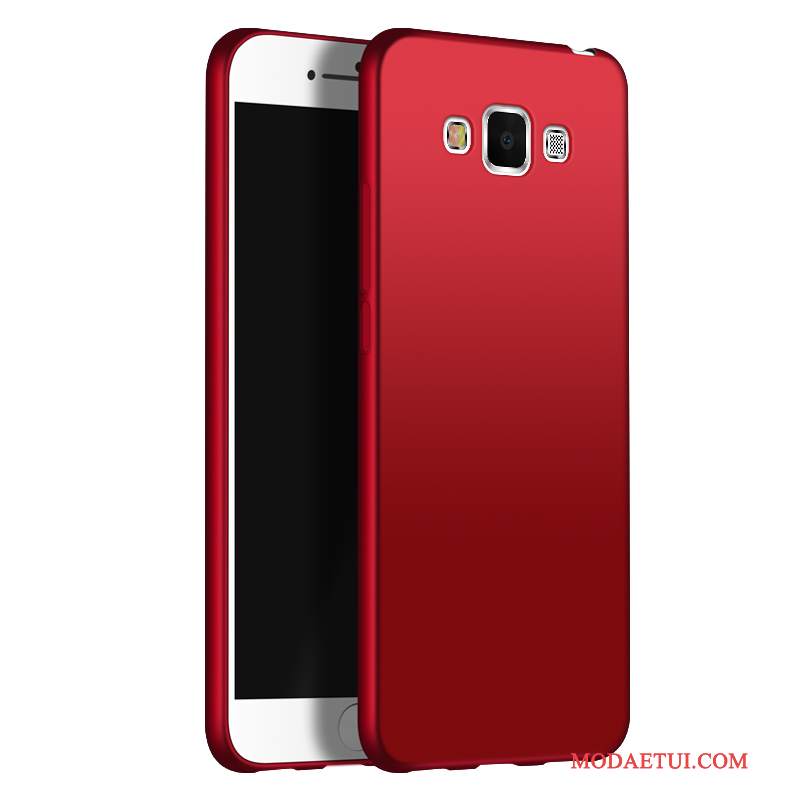 Futerał Samsung Galaxy J7 2016 Miękki Czerwonyna Telefon, Etui Samsung Galaxy J7 2016 Ochraniacz Duży Proste