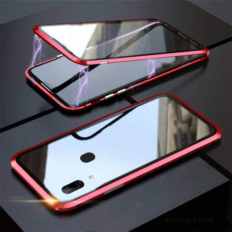 Futerał Samsung Galaxy M20 Torby Czerwony Netto Szkło, Etui Samsung Galaxy M20 Ochraniacz Na Telefon Proste
