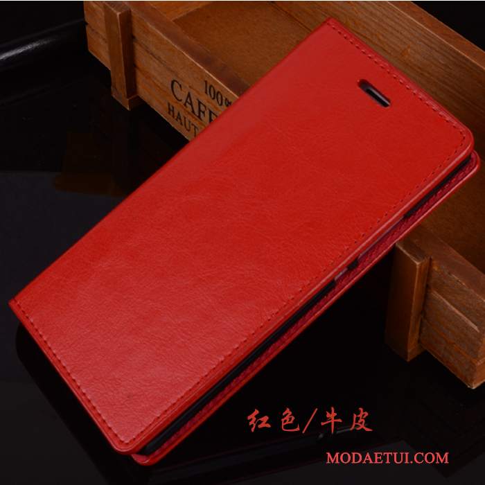 Futerał Samsung Galaxy Note 3 Skóra Anti-fall Czerwony, Etui Samsung Galaxy Note 3 Ochraniacz Na Telefon
