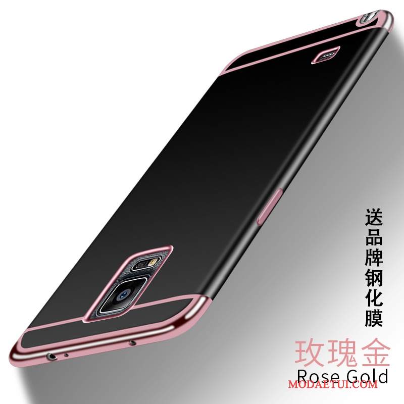 Futerał Samsung Galaxy Note 4 Silikonowe Różowe Nubuku, Etui Samsung Galaxy Note 4 Miękki Osobowośćna Telefon