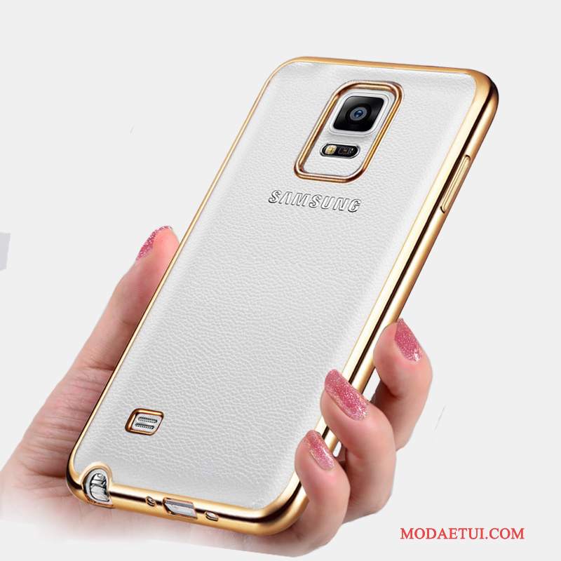 Futerał Samsung Galaxy Note 4 Silikonowe Tendencja Cienka, Etui Samsung Galaxy Note 4 Miękki Na Telefon Złoto