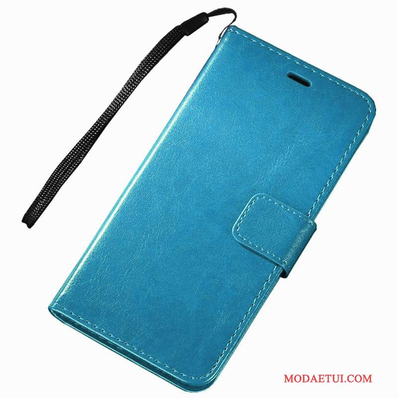 Futerał Samsung Galaxy Note 4 Skóra Niebieski, Etui Samsung Galaxy Note 4 Ochraniacz