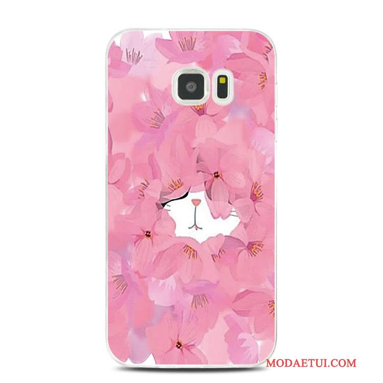 Futerał Samsung Galaxy Note 5 Miękki Na Telefon Koronka, Etui Samsung Galaxy Note 5 Wspornik Różowe