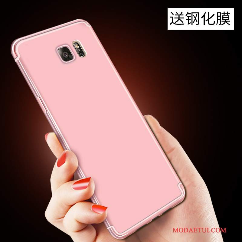 Futerał Samsung Galaxy Note 5 Miękki Ring Różowe, Etui Samsung Galaxy Note 5 Ochraniacz Na Telefon