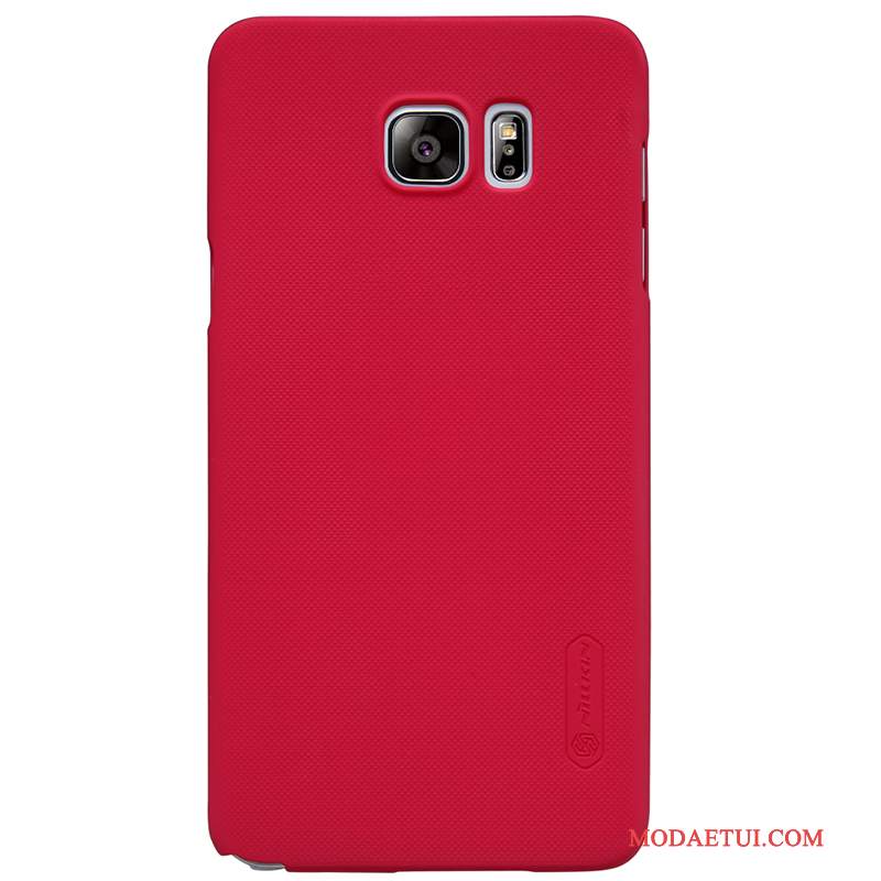 Futerał Samsung Galaxy Note 5 Ochraniacz Trudno Czerwony, Etui Samsung Galaxy Note 5 Złotona Telefon