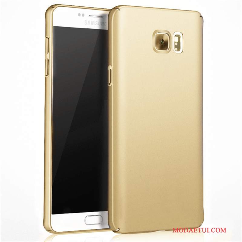 Futerał Samsung Galaxy Note 5 Ochraniacz Trudno Nubuku, Etui Samsung Galaxy Note 5 Złotona Telefon