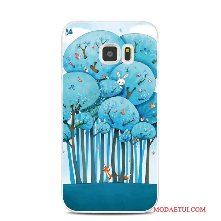 Futerał Samsung Galaxy Note 5 Silikonowe Na Telefon Kotek, Etui Samsung Galaxy Note 5 Wspornik Niebieski