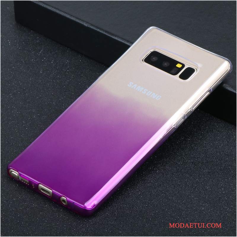 Futerał Samsung Galaxy Note 8 Kreatywne Purpurowyna Telefon, Etui Samsung Galaxy Note 8 Silikonowe Cienka Nowy