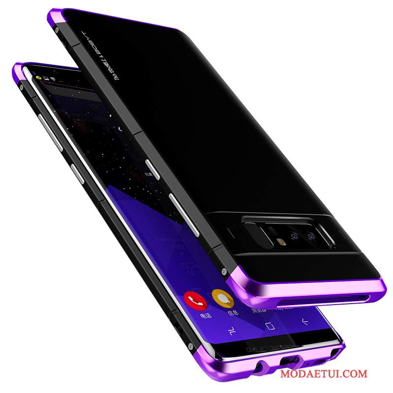 Futerał Samsung Galaxy Note 8 Ochraniacz Na Telefon Purpurowy, Etui Samsung Galaxy Note 8 Torby Osobowość Tendencja