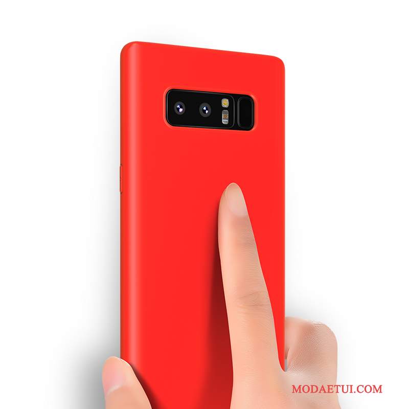 Futerał Samsung Galaxy Note 8 Silikonowe Cienkiena Telefon, Etui Samsung Galaxy Note 8 Torby Czerwony Osobowość