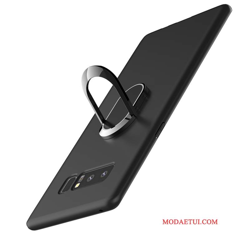 Futerał Samsung Galaxy Note 8 Wspornik Klamra Czarny, Etui Samsung Galaxy Note 8 Silikonowe Magnetyzmna Telefon