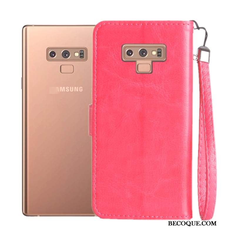 Futerał Samsung Galaxy Note 9 Pokrowce Na Telefon Anti-fall, Etui Samsung Galaxy Note 9 Torby Czerwony