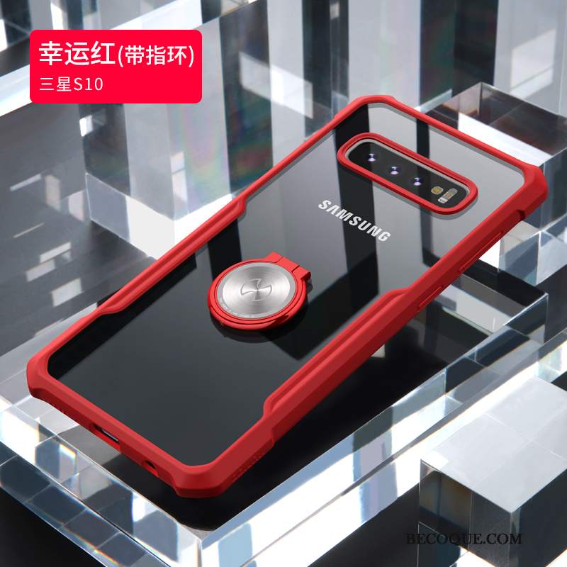 Futerał Samsung Galaxy S10 Silikonowe Osobowość Czerwony, Etui Samsung Galaxy S10 Kreatywne Na Telefon Anti-fall