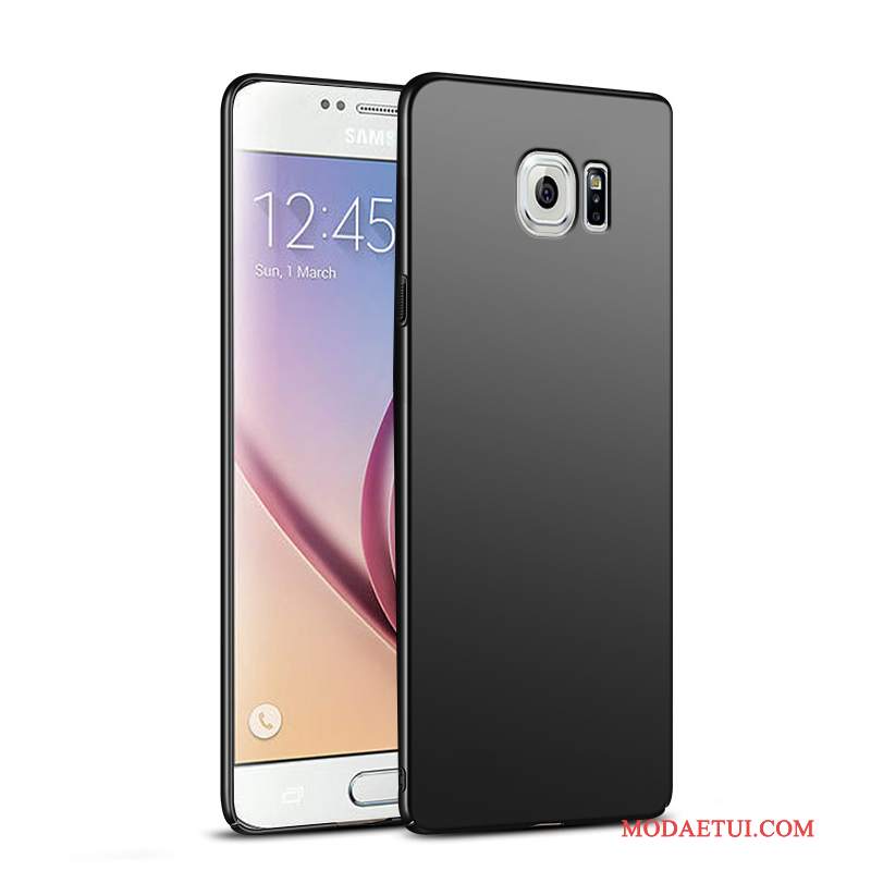 Futerał Samsung Galaxy S6 Anti-fall Czarny, Etui Samsung Galaxy S6 Na Telefon Nubuku
