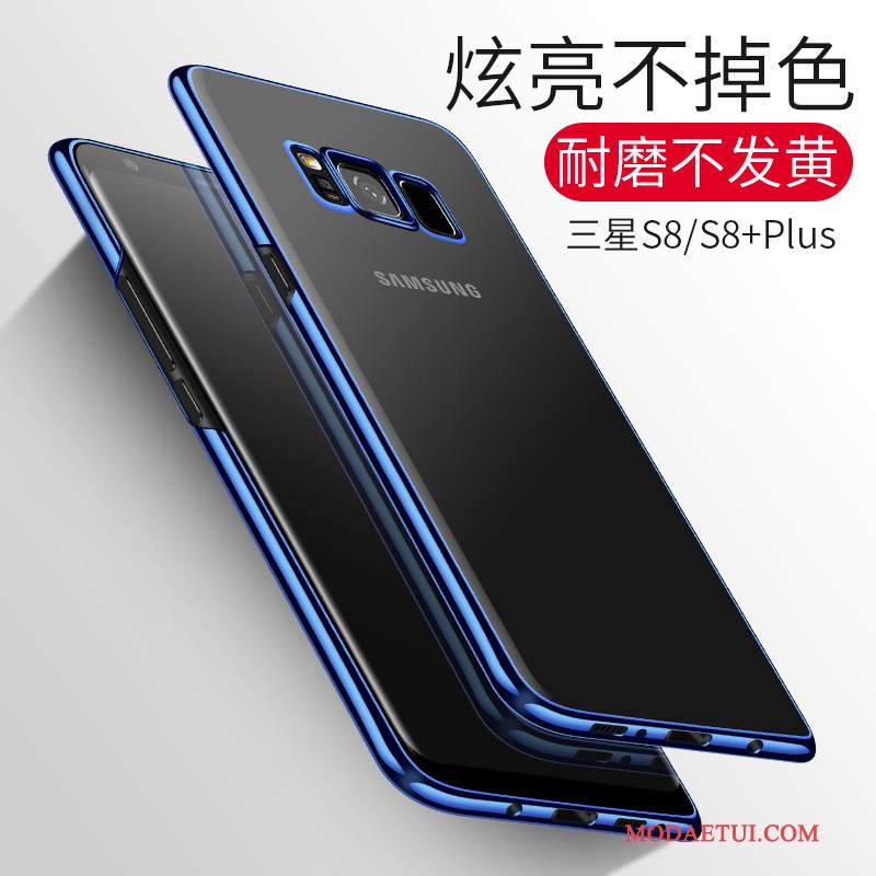 Futerał Samsung Galaxy S7 Edge Torby Osobowość Przezroczysty, Etui Samsung Galaxy S7 Edge Kreatywne Niebieski Anti-fall