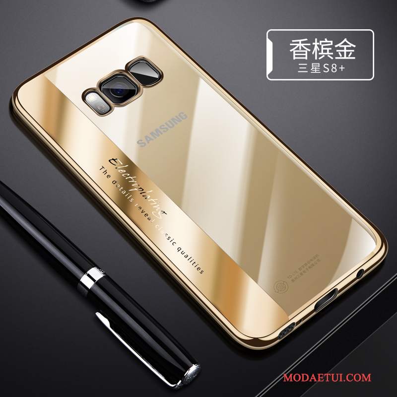 Futerał Samsung Galaxy S8+ Miękki Tendencja Złoto, Etui Samsung Galaxy S8+ Ochraniacz Anti-fallna Telefon