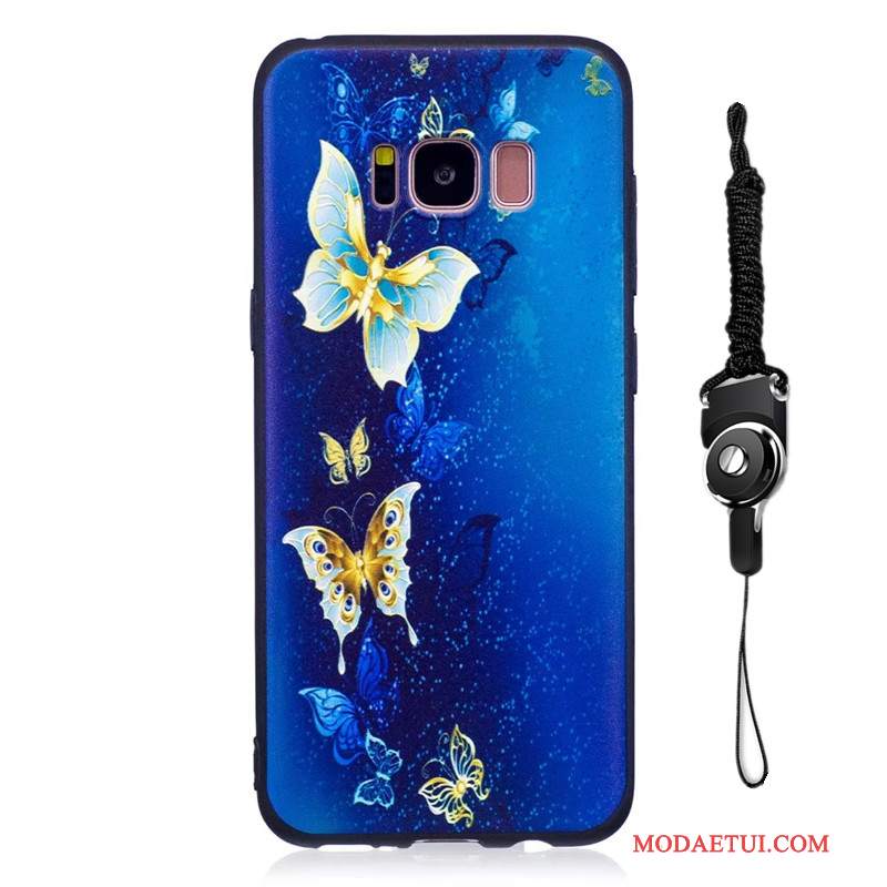 Futerał Samsung Galaxy S8+ Ochraniacz Nubukuna Telefon, Etui Samsung Galaxy S8+ Kolor Niebieski