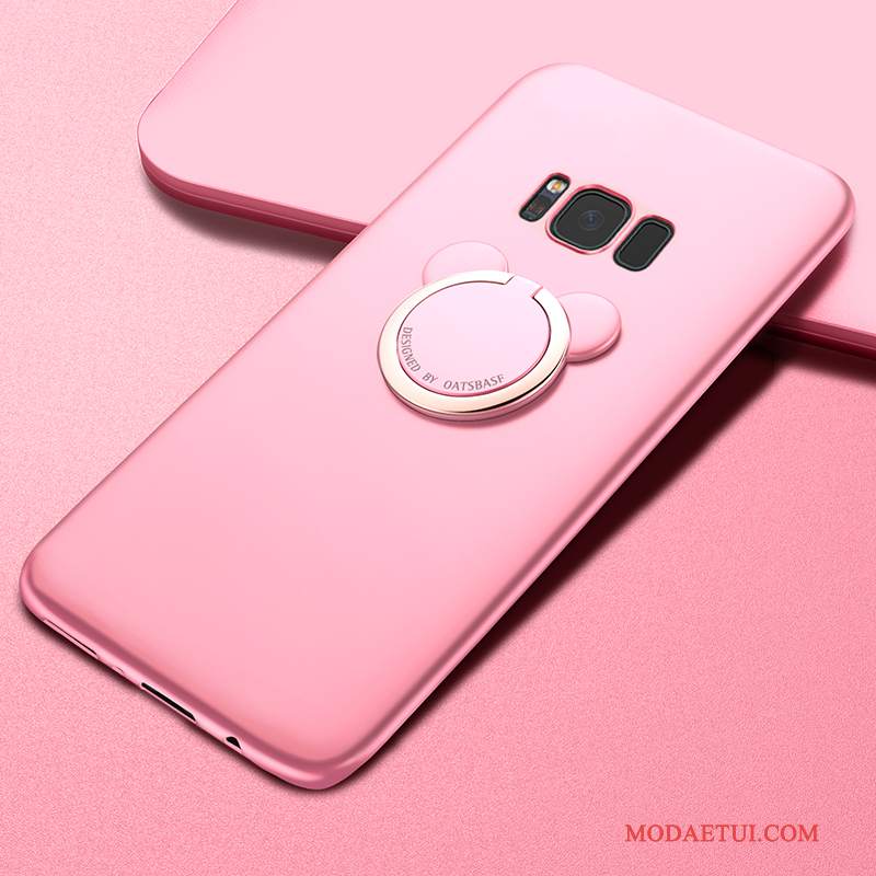 Futerał Samsung Galaxy S8+ Ochraniacz Osobowość Różowe, Etui Samsung Galaxy S8+ Torby Nubuku Trudno