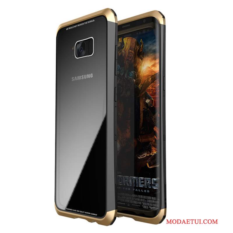 Futerał Samsung Galaxy S8 Torby Szkło Hartowane Anti-fall, Etui Samsung Galaxy S8 Ochraniacz Na Telefon Złoto