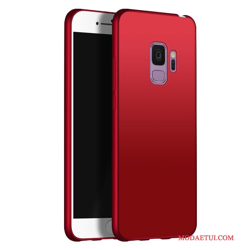 Futerał Samsung Galaxy S9 Miękki Anti-fall Czerwony, Etui Samsung Galaxy S9 Torby Nubuku Cienkie