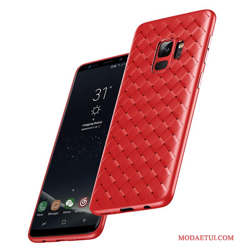 Futerał Samsung Galaxy S9 Torby Anti-fallna Telefon, Etui Samsung Galaxy S9 Silikonowe Czerwony